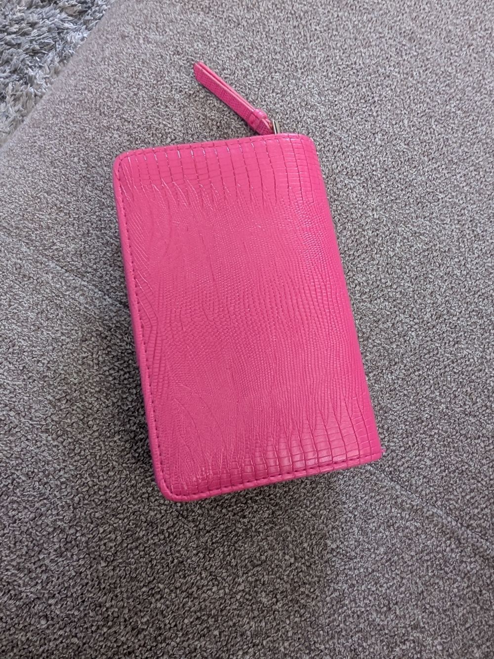 Hot Pink Zip-Around Women's Wallet